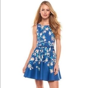 NWT LC Lauren Conrad Floral Fit and Flare Dress